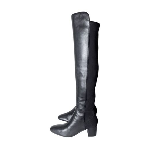 STUART WEITZMAN Yuliana Over The Knee Boot In Black Size 7.5 - Picture 2 of 10